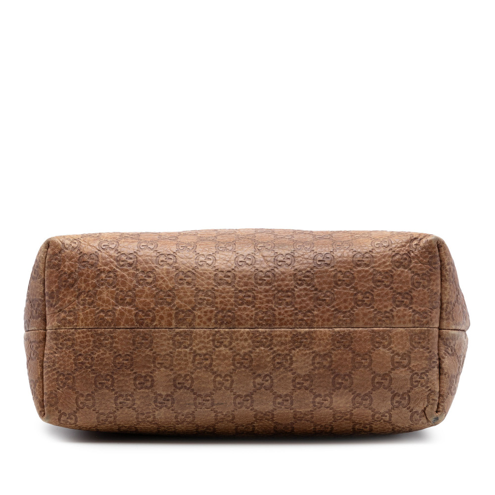 Pre-Loved Gucci Medium Guccissima Bamboo Tassel Tote - Picture 3 of 6